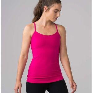 Lululemon Power Y Tank - Jewelled Magenta - Size 10 - EUC